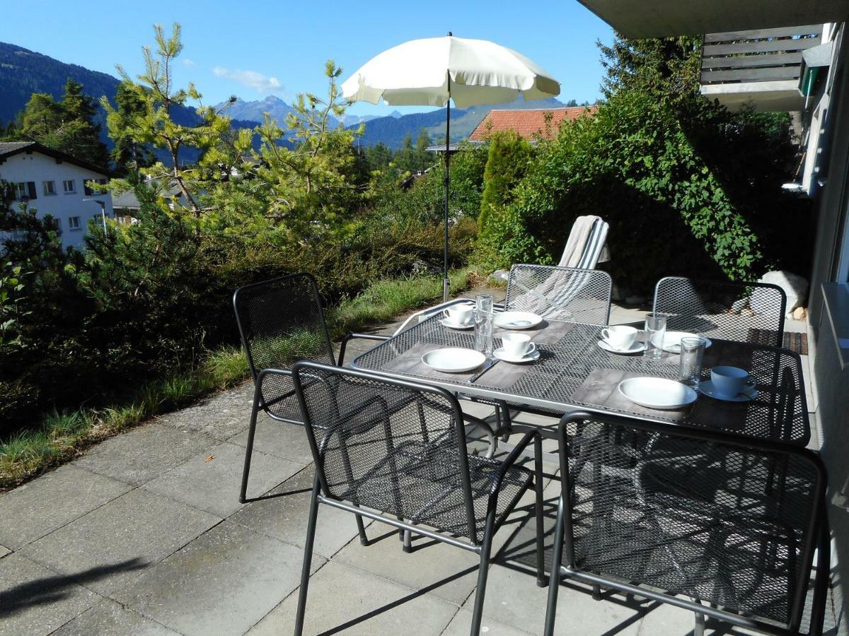 Ferienwohnung Casa Pignia Laax Exterior foto